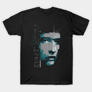 digital face 002 T-Shirt